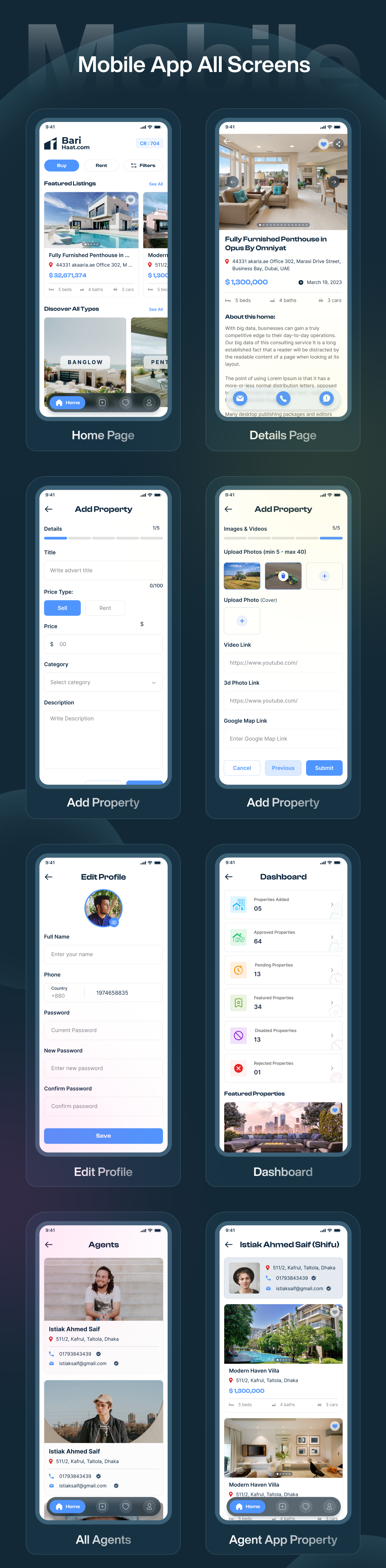 Barihat – Real Estate App Solution | Flutter Mobile App, Laravel API, Next.js Web - 8