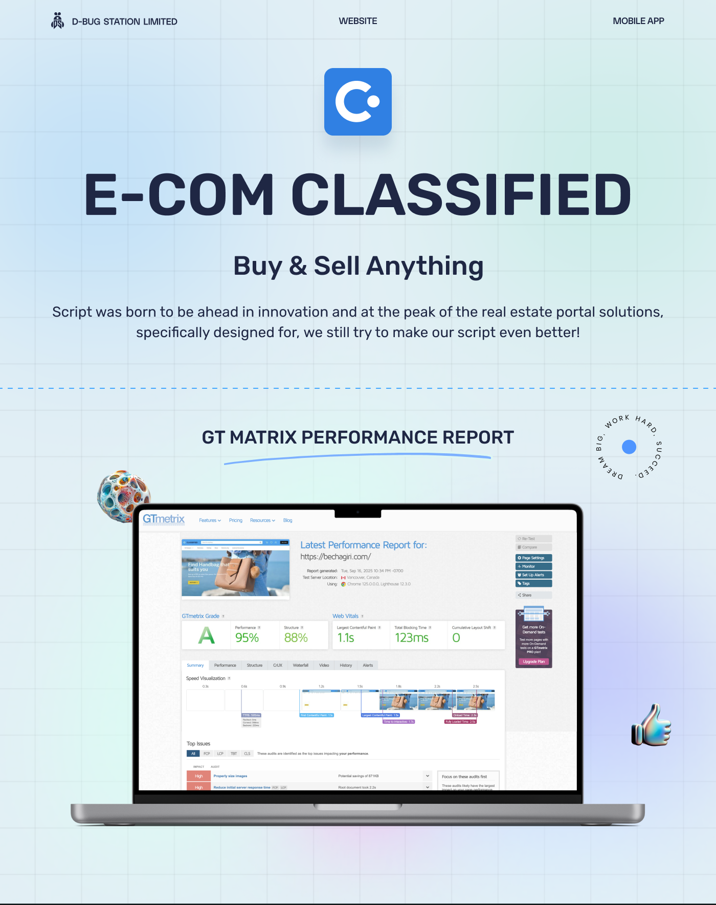 Full eCommerce Classified– Flutter (Android, iOS), Next.js Web, React Admin,  Laravel API