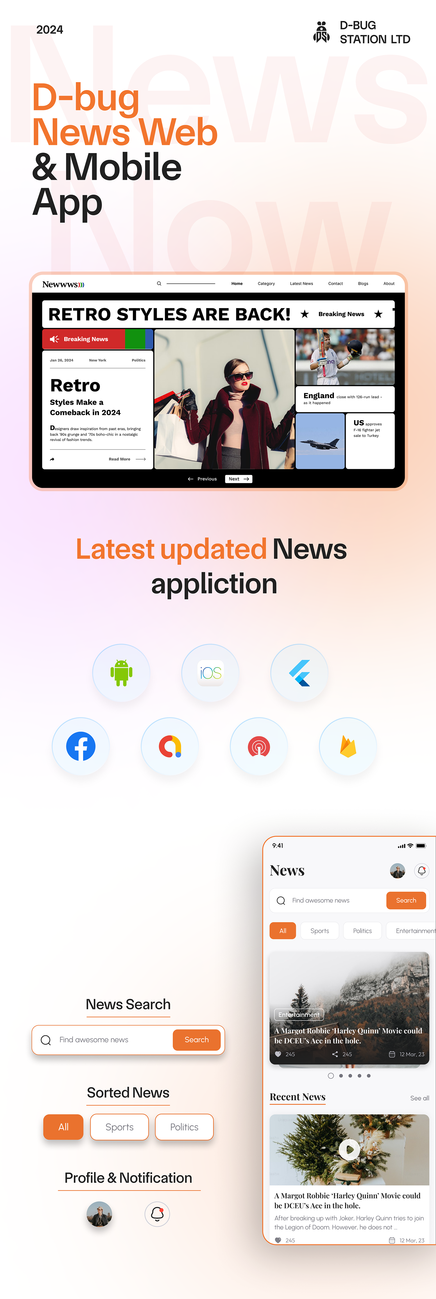 Newsify- News & Magazine Flutter App, News Website - 6